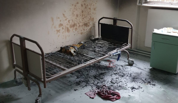 Incendiu la o secție a Spitalului de Psihiatrie din Gătaia unde sunt internați bolnavi cu coronavirus