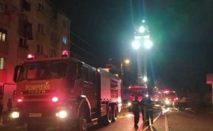 Incendiu violent în județul Timiș