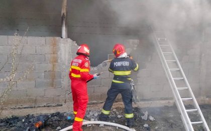 Incendiu uriaș în Lugoj (video)