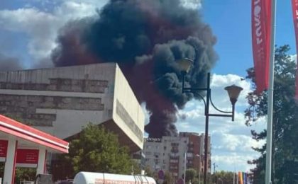 Incendiu de proporții în Timișoara. VIDEO 20 Incendiu de proporții în Timișoara