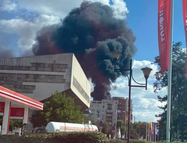 Incendiu de proporții în Timișoara