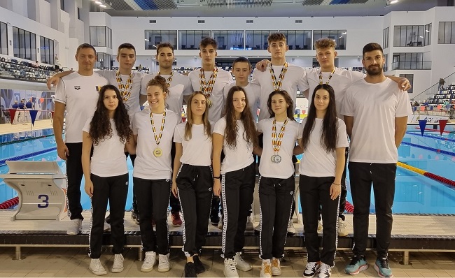 Salbă de medalii pentru înotătorii de la CSU Politehnica Timişoara
