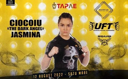 Jasmina Ciocoiu, din Moşniţa Nouă, în cuşca Ultimate Fighting Tournament! Gala e transmisă live