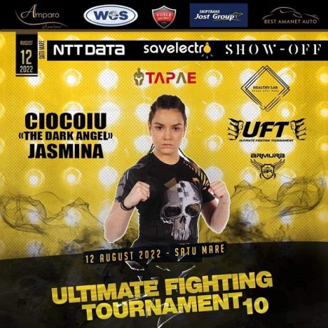 Jasmina Ciocoiu, din Moşniţa Nouă, în cuşca Ultimate Fighting Tournament! Gala e transmisă live