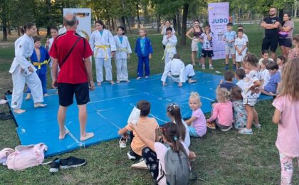 Judo în parcurile din Timișoara