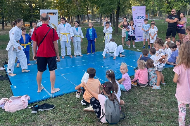 Judo în parcurile din Timișoara
