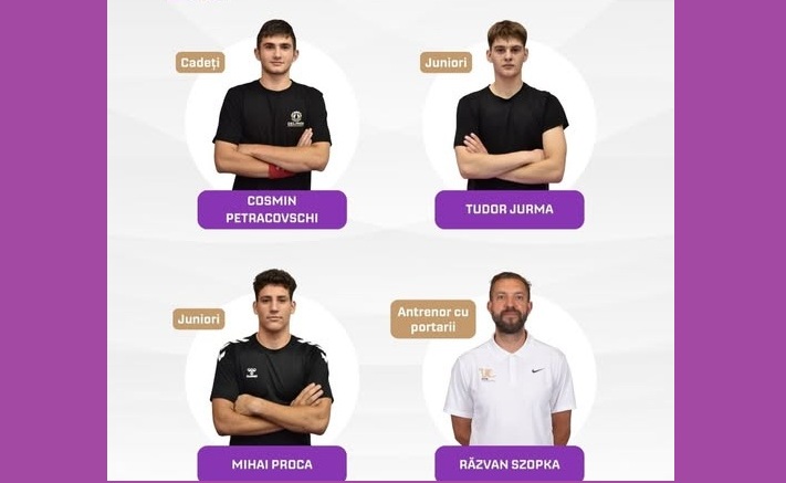 Trei tineri jucători și un antrenor de la SCM Poli Timișoara, convocați la loturile naționale