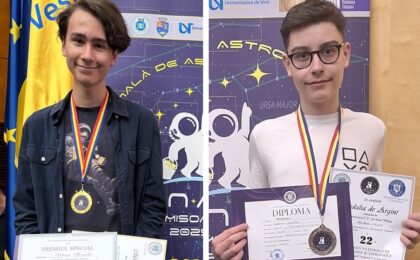Doi elevi din Timișoara s-au calificat la Olimpiada Internațională de Astronomie și Astrofizică pentru juniori!