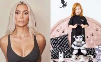 Kim Kardashian intenţionează să-şi reevalueze parteneriatul cu Balenciaga după o campanie controversată a brandului de lux în care apar copii și accesorii sexuale/ Într-o fotografie, un copil ţinea o geantă în formă de ursuleţ de pluş alb legat cu curele negre