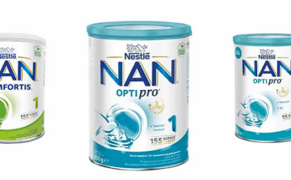 Nestlé România retrage de la comercializare mai multe loturi de lapte praf