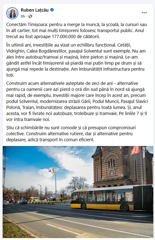 Viceprimarul Lațcău fabulează de îngheață cifrele pe Bega