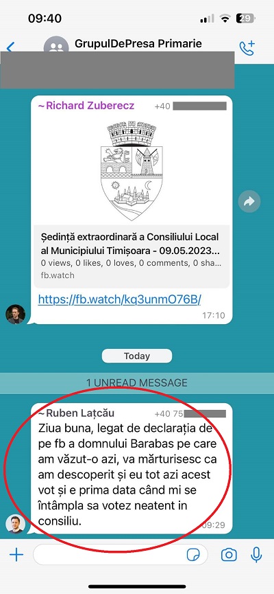Ruben Lațcău se scuză că a votat “neatent”