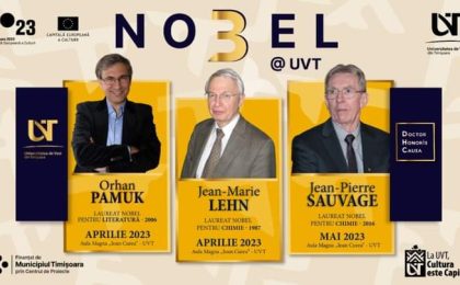 Laureați ai Premiului Nobel, invitați la Universitatea de Vest din Timișoara