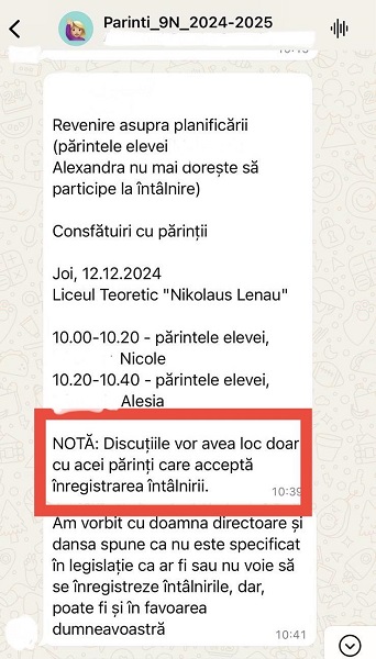 O profesoară din Timişoara este acuzată de elevi şi părinţi că face prozelitism religios şi propagandă politică la orele de limba română