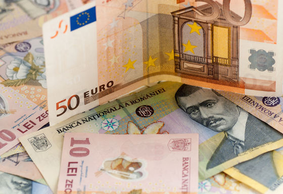 Cursul leu-euro ar urma să sară de 5 lei pentru 1 euro