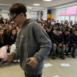 Peste 500 de elevi din Giroc au participat la o acțiune de prevenire și combatere a violenței și a consumului de substanțe interzise