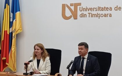Ministra Ligia Deca, la UVT: aproximativ 60% din numărul de studenți din România studiază în universități parte a alianțelor europene