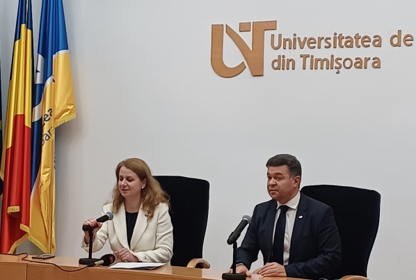 Ministra Ligia Deca, la UVT: aproximativ 60% din numărul de studenți din România studiază în universități parte a alianțelor europene