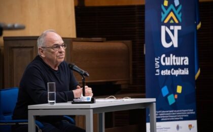 Gabriel Liiceanu, invitat să conferențieze la UVT cu prilejul festivităților dedicate aniversării celor 80 de ani de la înființarea instituției 28 Gabriel Liiceanu, invitat să conferențieze la UVT cu prilejul festivităților dedicate aniversării celor 80 de ani de la înființarea instituției