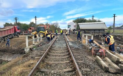 Alin Nica: „Trecerea la nivel cu calea ferată de pe DJ691: progrese vizibile și planuri de finalizare până la sfârșitul lui noiembrie” (foto)