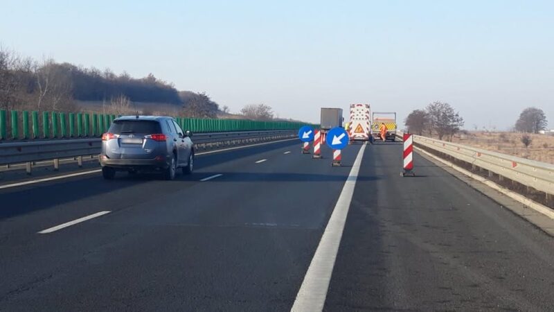 Lucrări pe autostrada A1, trafic restricţionat
