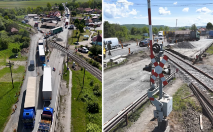 Lucrări de întreținere și reparații la mai multe treceri la nivel cu calea ferată din județul Timiș