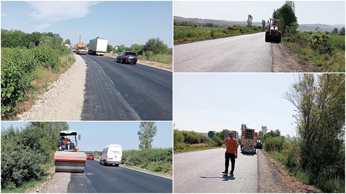 Vești bune de pe DN 68 A! Au fost finalizate lucrările de consolidare pe sectorul Margina - Coșava - Coșevița