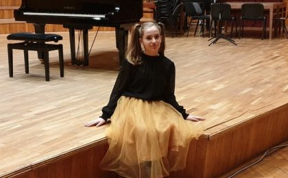 Maia Păltineanu, mica pianistă mare