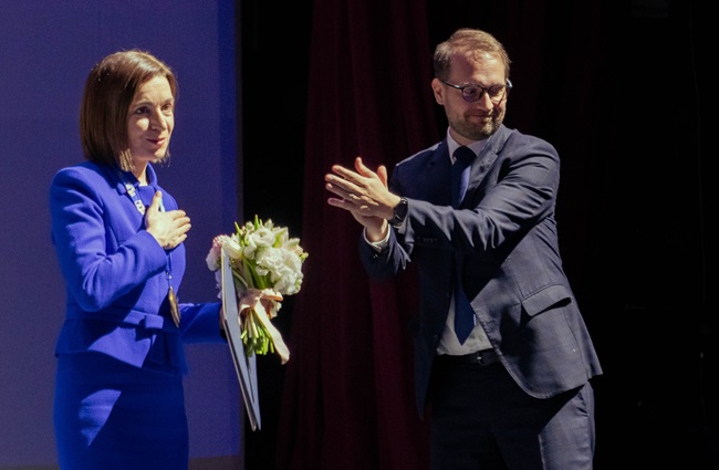 Maia Sandu și Dominic Fritz și-au făcut reciproc campanie electorală, la nivel internațional