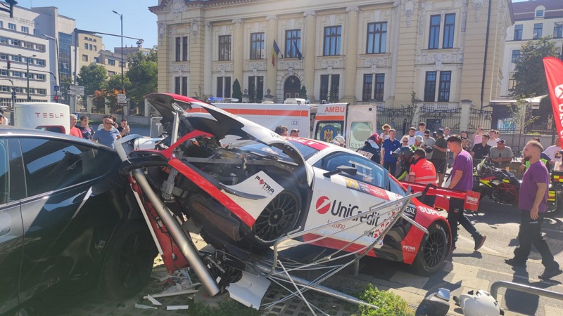 Marco Leu, accident teribil la Timişoara Super Rally. Video!