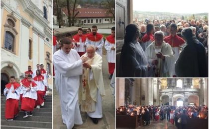 Înviere printre mii de credincioși, la Basilica Maria Radna