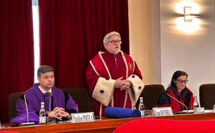 Rectorul UVT, Marilen Pirtea, distins cu titlul de Doctor Honoris Causa al Universității „Lucian Blaga” Sibiu