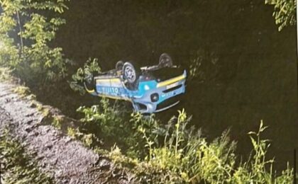 Polițist dat în judecată pentru răsturnarea unei autospeciale. Prejudiciu de peste 65.000 lei