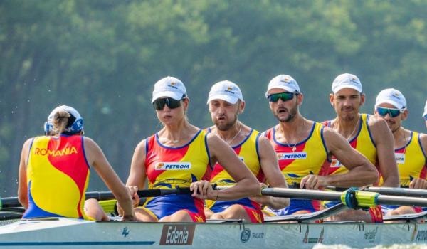 Aur pentru România la Campionatele Mondiale de Canotaj. Echipa 8+1 mixt a dominat cursa