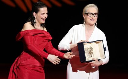 Meryl Streep, recompensată cu un Palme d'Or onorific în timpul ceremoniei de deschidere a festivalului Cannes 2024
