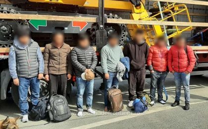 19 migranți ascunși în TIR-uri, depistați la frontiera cu Ungaria