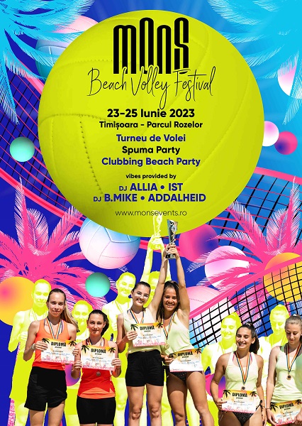 Timișoara găzduieşte cea mai mare competiţie de beach volley din România. Participă echipele a 12 licee, precum şi 22 de formaţii la masculin şi 17 la feminin