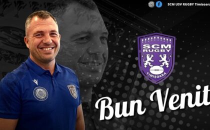 Mugur Preda este noul antrenor al echipei de rugby SCM USV Timișoara