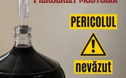 Avertismentul pompierilor: risc de intoxicație cu gaze în timpul fermentării mustului