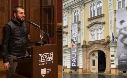 Directorul de muzeu din Timișoara care boicotează artiști austrieci neidentificați deschide acum o expoziție cu lucrări împrumutate de la Erste Group din Viena!