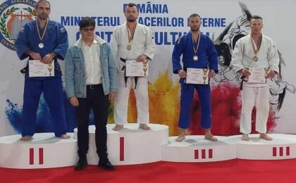 Subinspector Nicolae Stanciu (IPJ Timiș), medaliat cu aur la competiția de judo a MAI