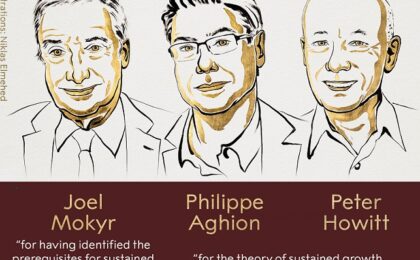 Joel Mokyr, Philippe Aghion și Peter Howitt au câștigat Premiul Nobel pentru Economie 2025