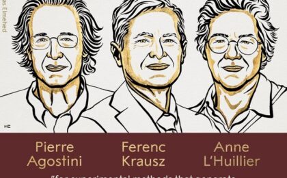 Nobel 2023: Pierre Agostini, Ferenc Krausz şi Anne L'Huillier au câștigat premiul Nobel pentru Fizică