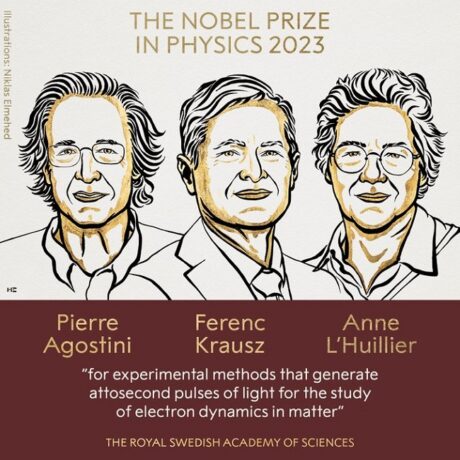 Nobel 2023: Pierre Agostini, Ferenc Krausz şi Anne L'Huillier au câștigat premiul Nobel pentru Fizică
