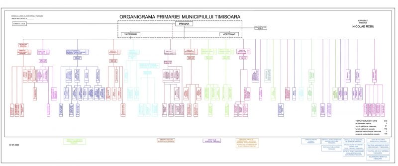 organigrama primariei municipiului timisoara