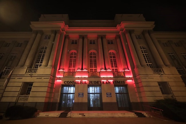 Clădiri emblematice din vestul țării vor fi iluminate în roșu, de Ziua Europeană 112