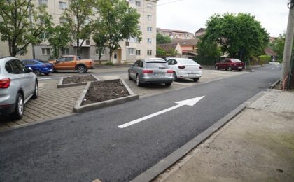 Prima parcare amenajată de Primăria Timișoara în 2025. Dominic Fritz: La fiecare proiect ne străduim să ținem cont de cât mai multe recomandări primite de la locuitorii zonei