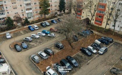 Primăria Timişoara a anunţat că amenajează 100 noi locuri de parcare