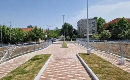 Pasarela Gelu, inaugurată anul trecut, este folosită zilnic de timișoreni deși reprezintă un potențial pericol public. Foto 6 Pasarela Gelu, inaugurată anul trecut, este folosită zilnic de timișoreni deși reprezintă un potențial pericol public. Foto