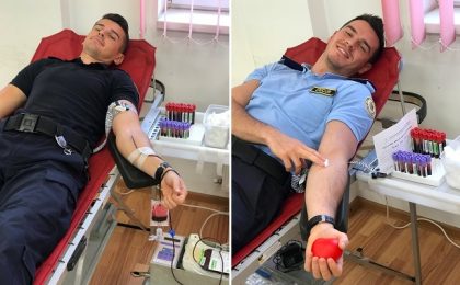 Polițiștii din Penitenciarul Timișoara salvează vieți. Zeci de angajați au donat sânge, dar și bani pentru familii nevoiașe